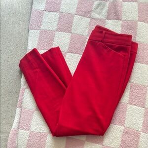 LOFT Red Women's Trousers